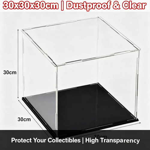 Clear acrylic display case - clear,