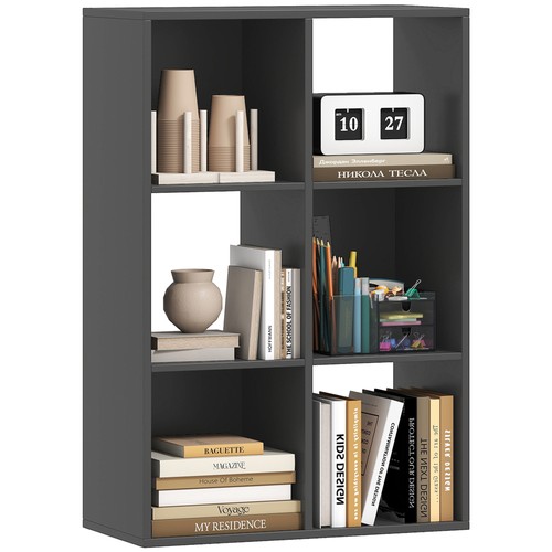 Homcom cube bookshelf - 6-cube,