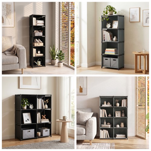 Cubes fabric book shelves - fabric,