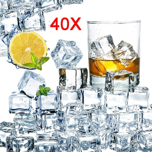 40pcs clear fake artificial - clear,