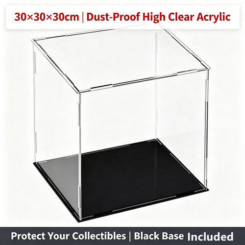 Clear acrylic display case - clear,
