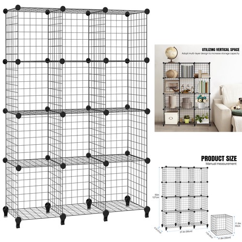 Cube metal wire - 12, rack