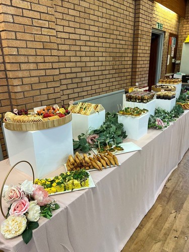 Table buffet plinths display - plinths,