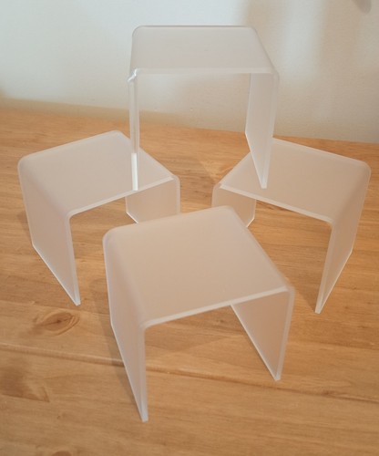 Acrylic display cubes risers - display, cubes/risers