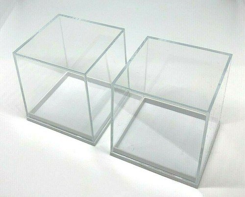 Clear cube box 50mm 5cm - clear,