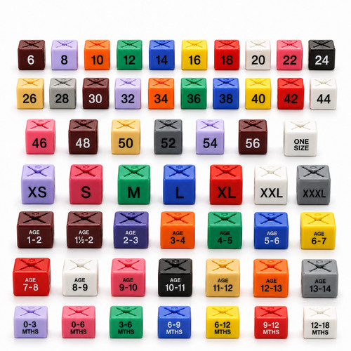 New size cubes for garment - new,