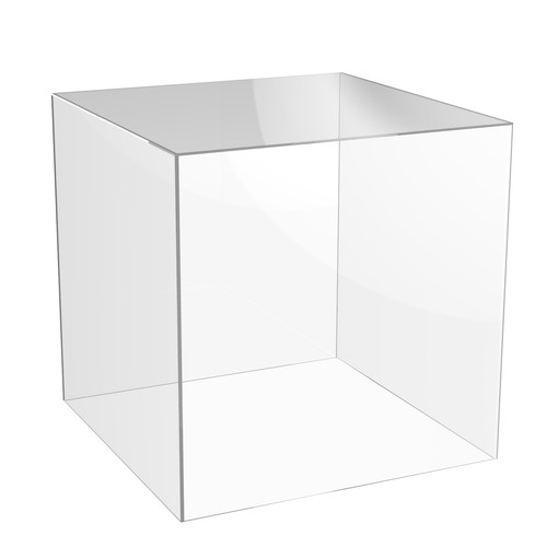 Acrylic cube shop display - acrylic,