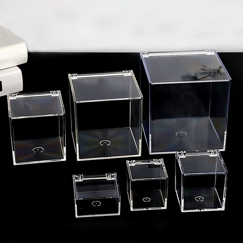 Square cube acrylic box with - square,
