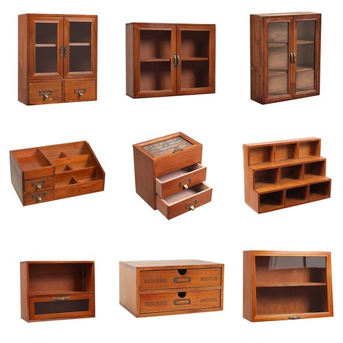 Wooden storage box cabinet - storage,